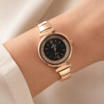 Coffret montre rose doré et bracelet infini femme chic – Image 4