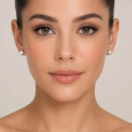 Parure collier cœur argenté doré boucles chic femme – Image 2