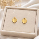 Parure dorée collier multirang Smile et cœurs femme – Image 5